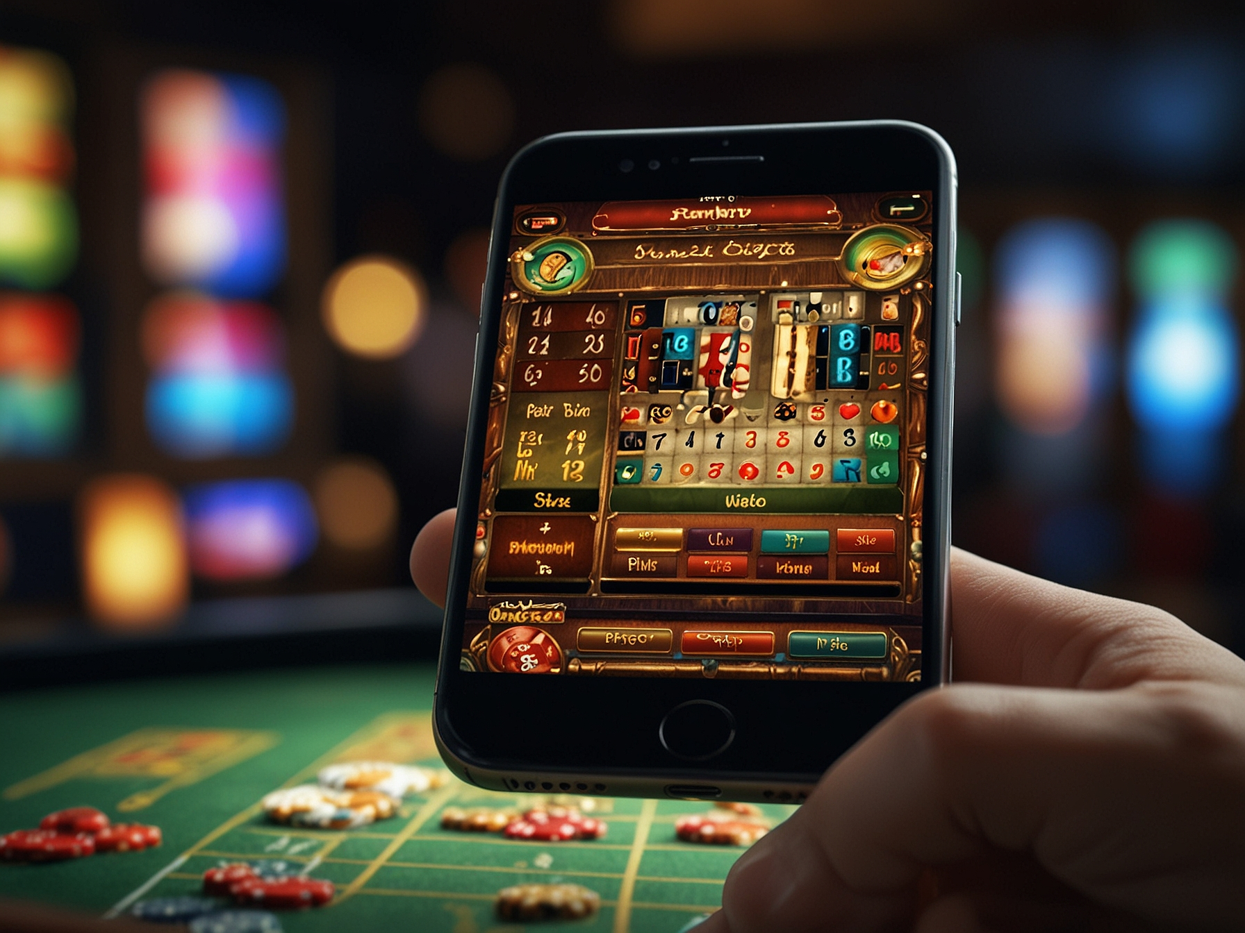 Mobile browser gameplay on phone